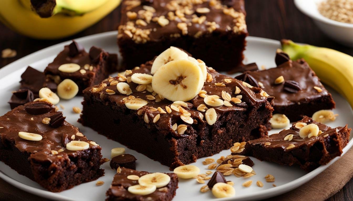 Brownie de Banana com Aveia