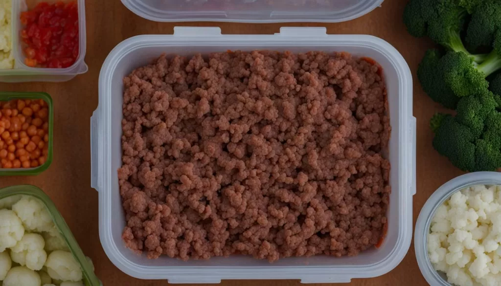 Dicas para Armazenar e Congelar a Tigela de Carne Moída com Couve-Flor