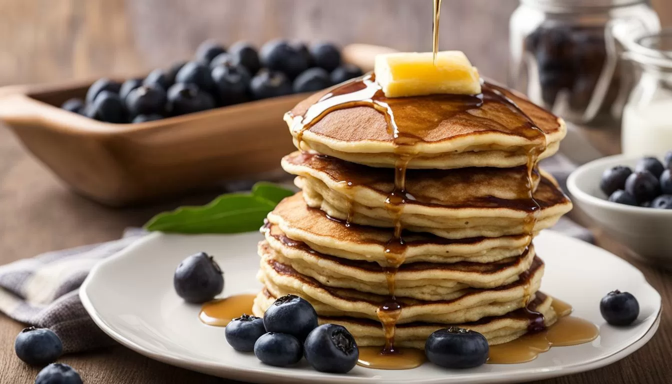 Panquecas de Aveia com Blueberries