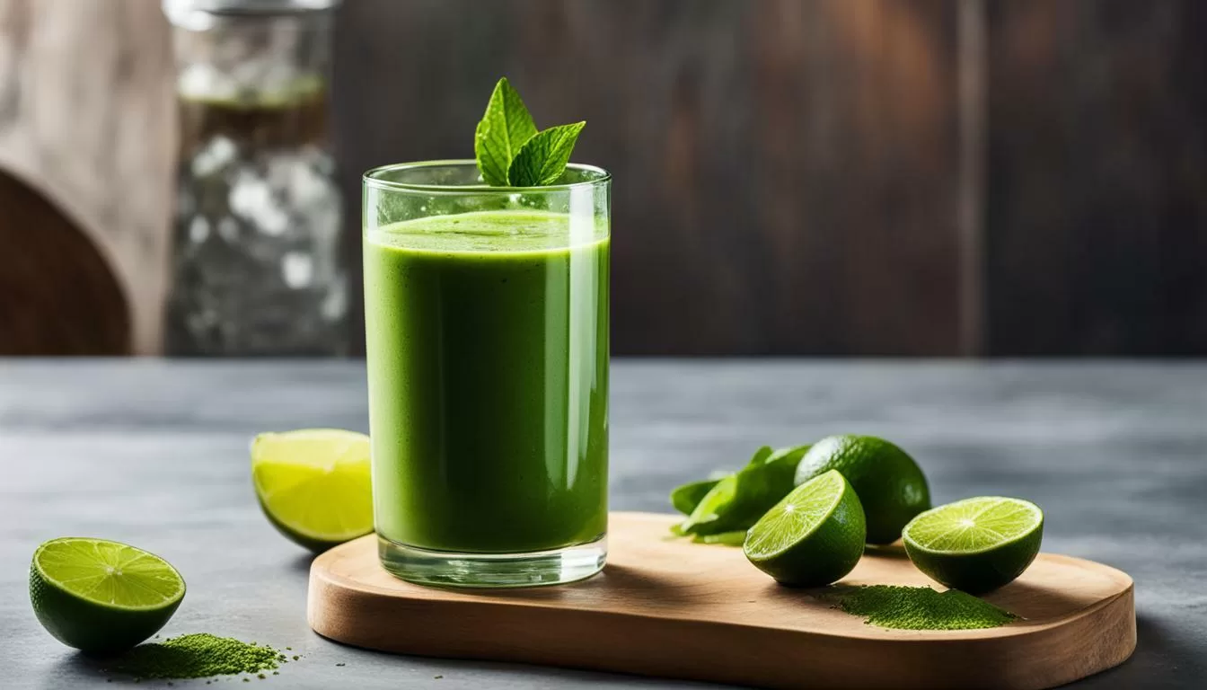 Receita de Smoothie de Chá Verde