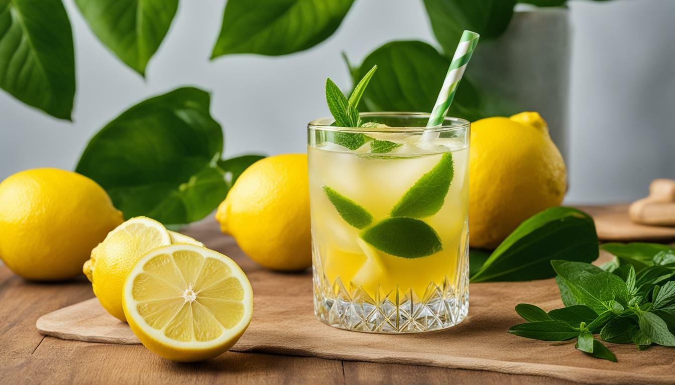 Suco Detox de Limão e Gengibre