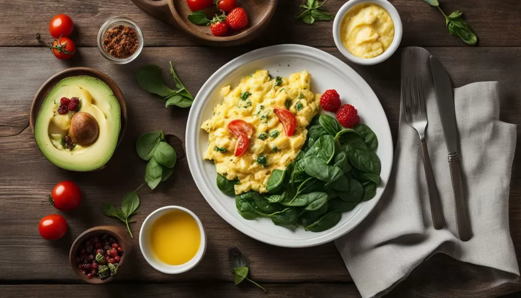 receita de café da manhã low carb