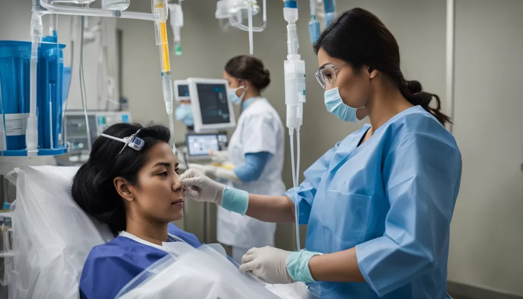 cuidados com a administração da nutrição parenteral